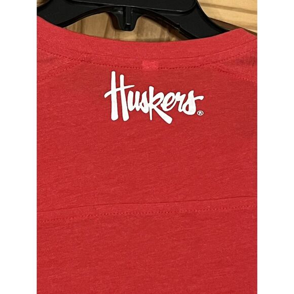 UNIVERSITY‎ OF NEBRASKA MEN'S RED LONG-SLEEVE TSHIRT SIZE LARGE NWT Sample - Picture 5 of 6